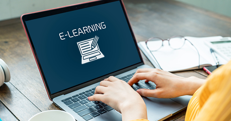 e-learning concept. Online classes.